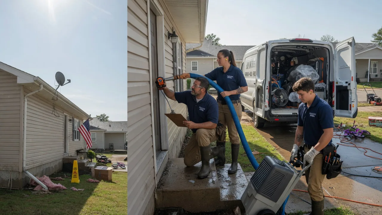 Ceiling Water Damage Restoration in Hillside, NJ near me